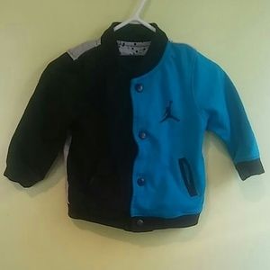 Air Jordan baby jacket with hood.